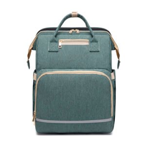 Mid-range Zipper Mother Bag Convertible Baby Crib Backpack